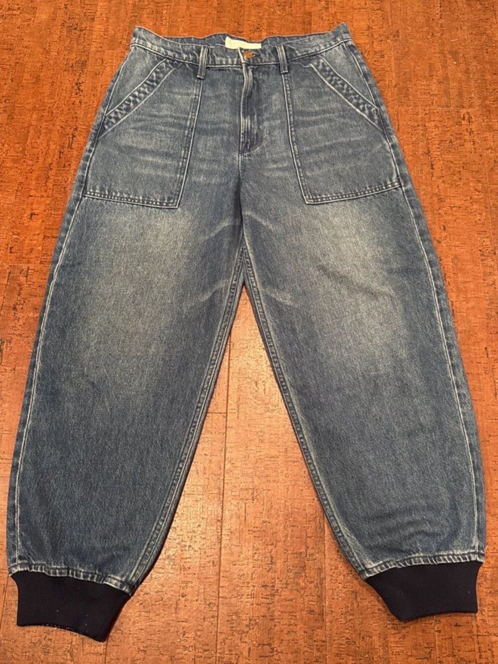 Mother Snacks Women’s 29 The Peeler Jogger Ankle Jeans Denim